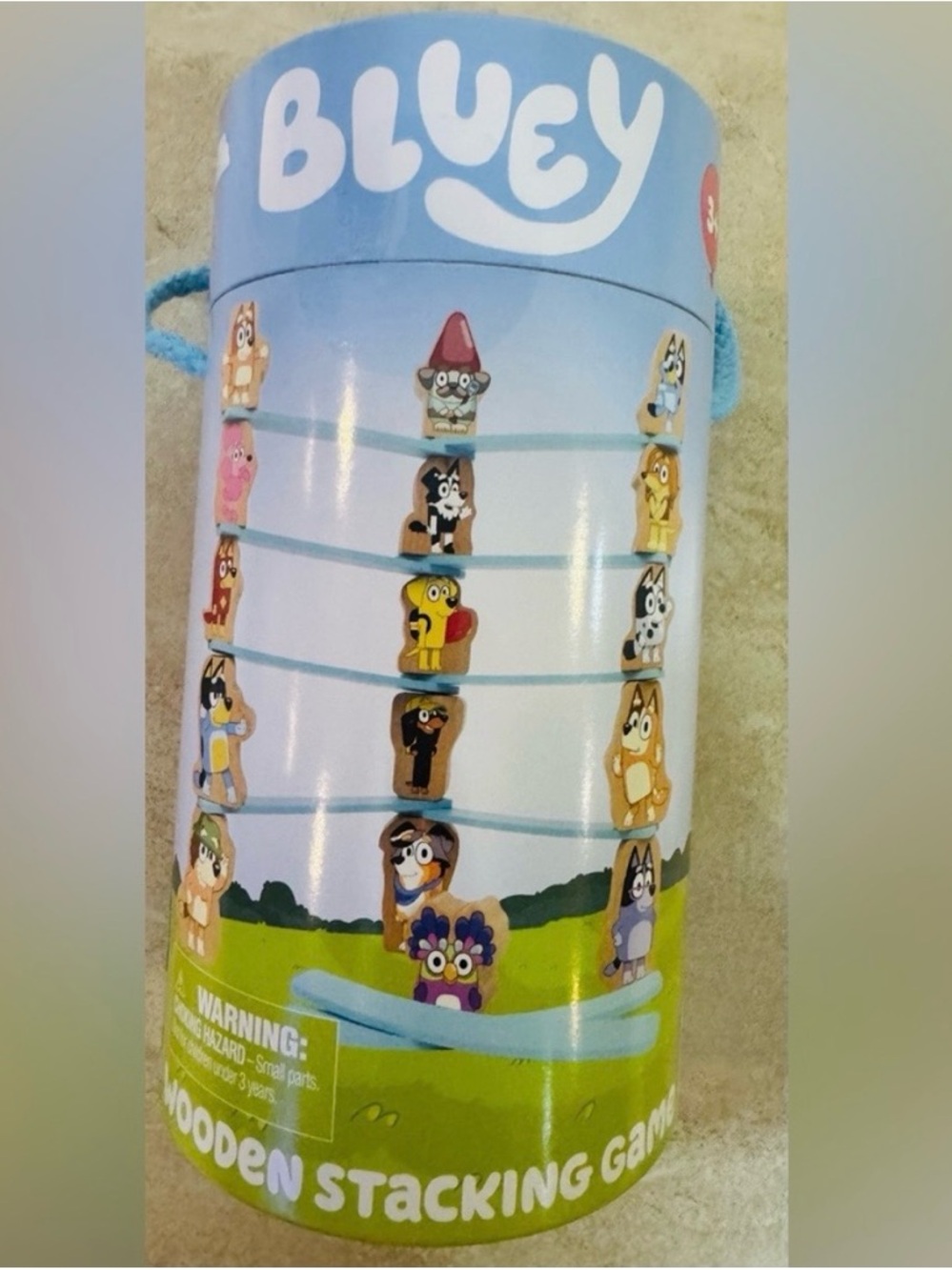 Bluey Wooden Stacking Game & Figure Play Set - Picture 11 of 14